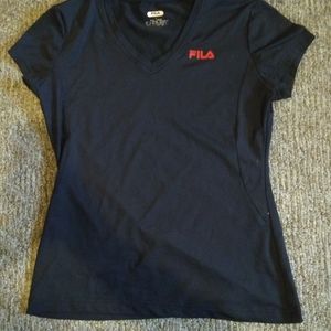 Fila black t shirt